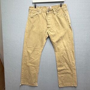 VTG Levis 501 XX Original Mens 36x30(34x30) Tan beige Straight Leg  Denim Jeans